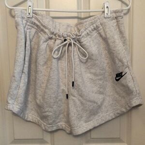 White/light grey Nike Shorts